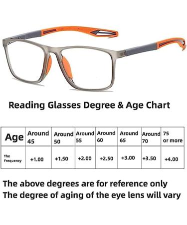 Yovont Men's Ultralight Anti-Blue Light Reading Glasses - Trendy Dual-Focus +2.00 Black - Buy Online on GoSupps.com