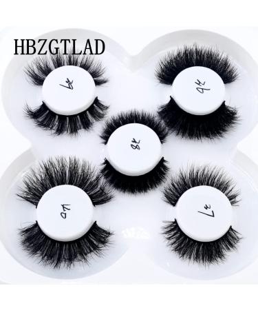 HBZGTLAD 25mm 3D Mink Lashes - Bulk Faux Natural False Eyelashes Pack | Wholesale Short Lashes for Stunning Look - Buy Online on GoSupps.com