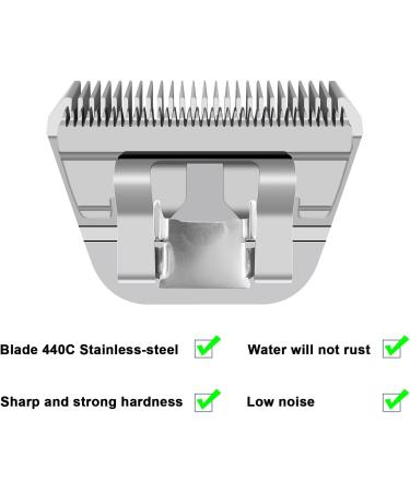 BestBomg 4fW Dog Grooming Blades - Removable Compatible with Heiniger/Moser Max45/Andis/A5 3/8 inch (9.5 mm) Cutting Length - Buy Online on GoSupps.com