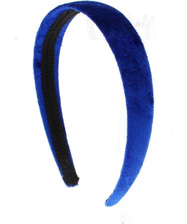 Topkids Accessories Velvet Alice Headband Hairband Hair Band Head Band Women Girls 90s 80s 70s 60s Wedding Hen Party Bridal Festival Adult Wonderland Thick Wide Hard (2.5cm Royal Blue) - Buy Online on GoSupps.com