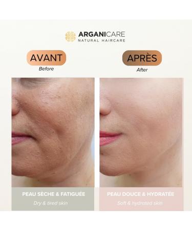 ARGANICARE Reflective night mask with aloe vera facial care without rinsing for all skin types 150 ml jar - Buy Online on GoSupps.com