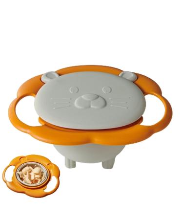 Youngwier 360 Rotatable Gyro Bowl for Toddlers | Anti-Spill & Scalding Protection - Smooth Design - Buy Online on GoSupps.com