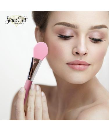 StansOut Foundation Applicator - Professional Liquid & Powder Brush - Travel-Friendly & Easy to Clean for Flawless Makeup Results - Buy Online on GoSupps.com