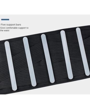 Back Brace Lumbar Support Adjustable Back Lumbar Support Belt Breathable Waist Brace Strap Lumbar Belt Waist Belt(Black Small) Small Black - Buy Online on GoSupps.com