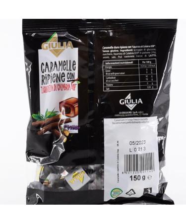  Italian Gourmet E.R. La Giulia 150g Caramella Stuffed with Calabrian Liquorice 150g + Italian Gourmet Pulpa 400g - Buy Online on GoSupps.com