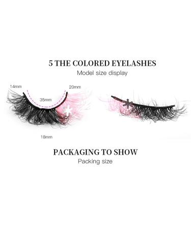 Eyelashes 25 Mm Bulk Snowflake False Eyelashes 8D Curly Natural Thick Color High Imitation Mink Eyelashes Lashes Short C One Size - Buy Online on GoSupps.com