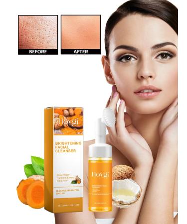 Turmeric Facial Cleanser & Foaming Wash for All Skin Types - 2 Pcs | International Shipping - Buy Online on GoSupps.com
