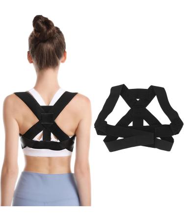 Orthodontic Back Support Belt | Lumbar Support for Men & Women | Size M | Hump Relief | Black - Buy Online on GoSupps.com