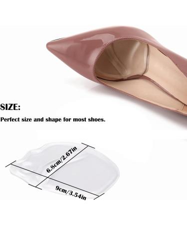 4 Pairs Gel Forefoot Insoles - Slipproof Cushioned Pads for High Heels | Comfort & Protection - Buy Online on GoSupps.com