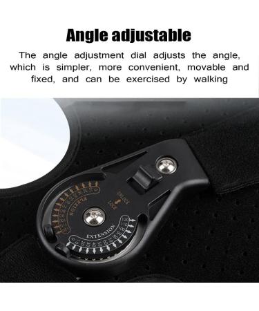 Hinged Knee Brace Support | Adjustable Knee Pad Orthosis | Non-Slip Straps for Ligament & Meniscus Injury - International Shipping Available - Buy Online on GoSupps.com