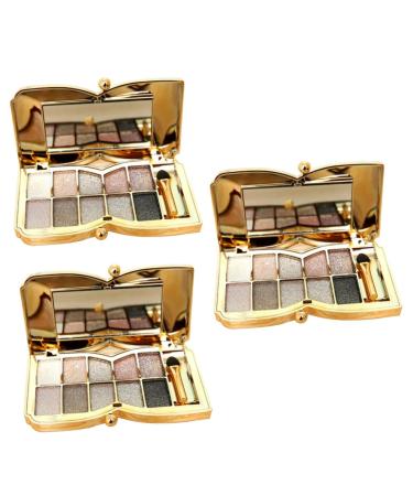 DOITOOL 3pcs Pearlescent Eyeshadow Palette Set - International Shipping Available | Best Eye Makeup Collection - Buy Online on GoSupps.com