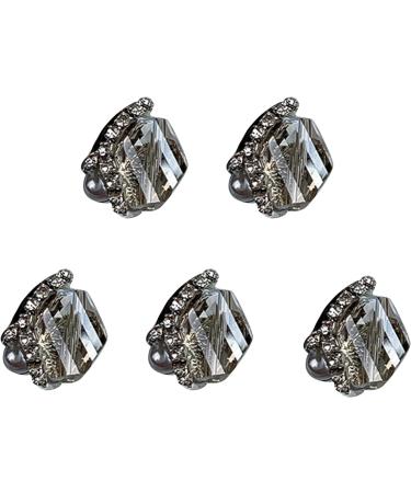 FEIlei Nail Crystal Rhinestones 3D Nail Diamonds Glass Metal Nails Gems Jewels Stone - Buy Online on GoSupps.com