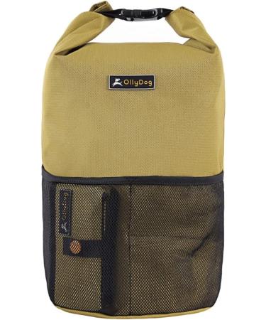 OllyDog Kibble Carrier & Travel Bowl in Amber Green | Dog Food Container for Travel, Hiking, Camping | Convenient Dog Accessories - Buy Online on GoSupps.com