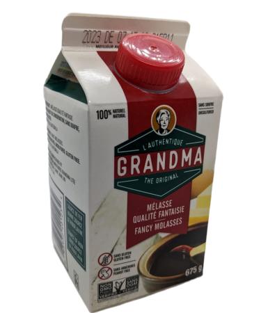 Grandma The Original Fancy Molasses 100% Natural Gluten-Free Peanut Free Non-GMO 675g