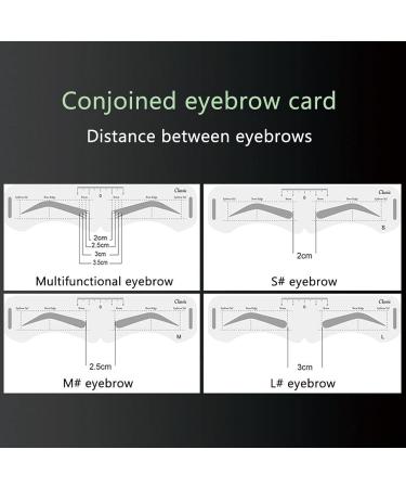Miokycl Eyebrow Stencil Kit - 6 Reusable Designs for Perfect Brows | 3-Minute Makeup Tool for Women & Girls - International Shipping - Buy Online on GoSupps.com