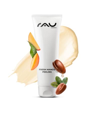 RAU Cosmetics Enzyme Peeling Fresh Mango Peeling (2.53 Fl oz) - Peeling against blackheads pimples - regeneration booster for mature impure sensitive & dry skin - citric acid vitamin C vitamin E