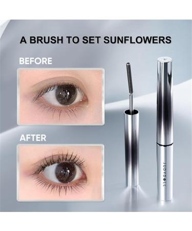 Judydoll Mascara Mascara 3D Judy Doll Bristleless Mascara Natural Thickening Lengthening Mascara No Clumping (6 Curling Design #01Black) - Buy Online on GoSupps.com