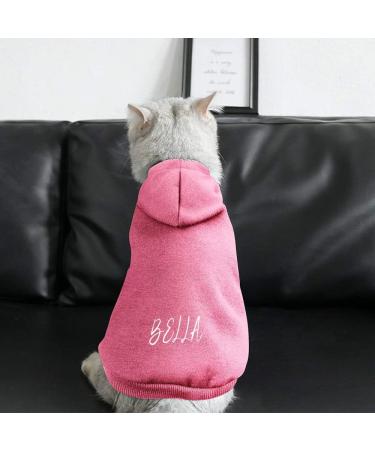 Personalized Pet Hoodie for Dogs | Custom Photo Text Soft Sweater with Hat (Pink) - Shop Now! - Buy Online on GoSupps.com