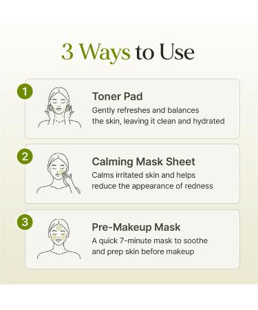 Rbfy. 7 Relief Ampoule Pad (100 pads) Quick Calming & Soothing Serum-Infused Toner Pads with 7 Herbal Blend Moisturizing Comfort for Stressed and Sensitive Skin | Family-Friendly Korean Skincare - Buy Online on GoSupps.com