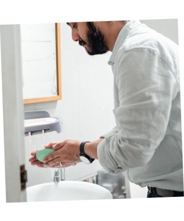 Ciieeo 3pcs Bathroom Soap Holder Adhesive Soap Holder Soap Plate Soapdish Kitchen Soap Rack Water Trough Kitchen Sink Soap Holder Kitchen Soap Mounted Sink Soap Dry Dish Take a Bath Shelf - Buy Online on GoSupps.com