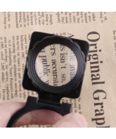 Metal Foldable Magnifier 20X Linen Tester Loupe Cloth Thread Counter Magnifying Glass Small Gift - Buy Online on GoSupps.com