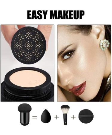  Akemaio Mushroom Head Air Cushion BB Cream Moisturizing Concealer BB Cream Makeup Base Primer (Assorted Colors) - Buy Online on GoSupps.com