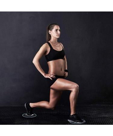 Azurelife Core Glider & Double-Sided Exercise Discs - Portable & Versatile for Carpet or Hardwood Floors - Perfect for Abdominal & Trunk Training in Gray - Buy Online on GoSupps.com