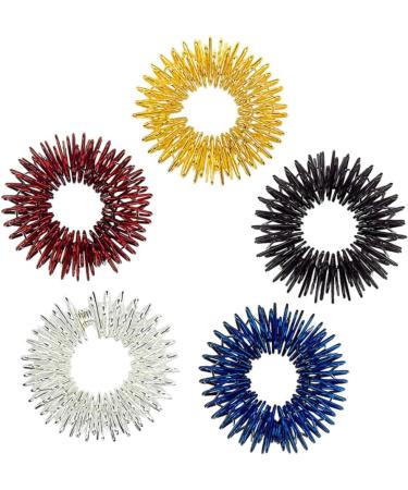 Shop Inoomp 10-St Wellness Massage Rings - Finger Circulation & Relaxation - International Shipping Available - Buy Online on GoSupps.com