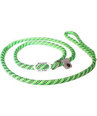 Moxon Leash Everest Reflective 9mm/180cm - Lime & Black | Premium Dog Leash for International Shipping - Buy Online on GoSupps.com