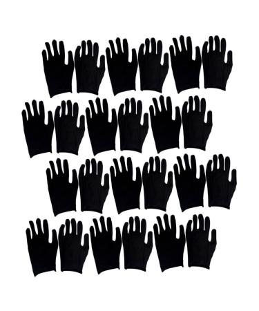 Housoutil 12 Pairs Working Gloves Moisturising Gloves Exam Gloves Lab Work Gloves Safety Gloves Moisturizing Beauty Gloves Mens Cotton Gloves Welding Gloves Man Absorb Sweat Tuxedo 19x10cm