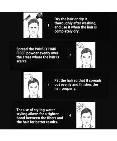  Eayoly Hair Slimming Powder | 27.5 Hairdressing Powder for Fine Hair | Keratin Fibres Nature Unisex Conceals Hair Loss for Women and Men - Buy Online on GoSupps.com