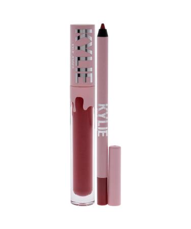 Kylie Cosmetics Matte Lip Kit - 500 Kristen | Best Matte Lipstick & Liner Set for Women - 2 Pc - Buy Online on GoSupps.com