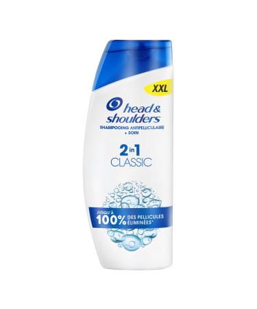 Head & Shoulders Classic 2 in 1 Anti-Dandruff Shampoo 625ml. Up to 100% Dandruff Control, Clinically Proven. All Hair Types. Daily Use. Refreshing