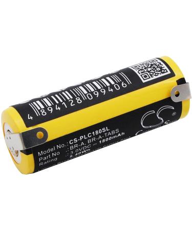 Replacement Battery for Panasonic Real-time Clocks & Alarms - BR-A BR-A-TABS 1800mAh/3.0V - International Shipping Available - Buy Online on GoSupps.com