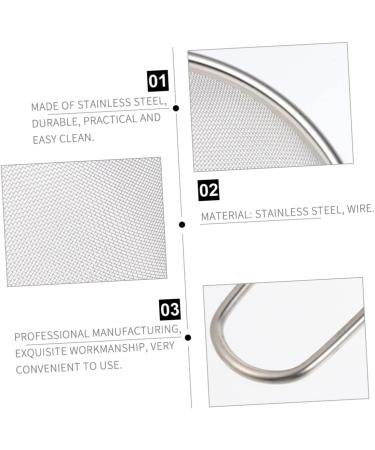 GANAZONO 3pcs Pet Sand Shovel Lizard Terrarium Fine Sand Sifter Reptile Litter Scoop Silver Stainless Steel 26x14cmx3pcs Silverx3pcs - Buy Online on GoSupps.com