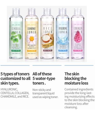 ORJENA Rice Natural Toner - Brightening Effect Glowing Skin Soothing Skin - For All Skin Types 250ml Net Wt - Buy Online on GoSupps.com