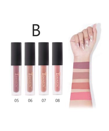 Mimore Matte Lipstick Gift Set - 4-Pack Long-Lasting Waterproof & Fashionable Colors - Smooth Plush Finish - Buy Online on GoSupps.com