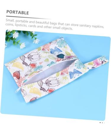 Healeeved 2-in-1 Storage Bag | Zipper Reusable Tampon Holder & Waterproof Diaper Bag | Beautiful Period Pocket for Daily Use - Buy Online on GoSupps.com
