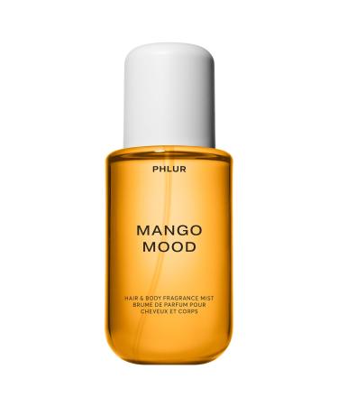 PHLUR Mango Mood Body Mist - Hair & Body Mist for Women & Men Fragrance - Mango Jasmine Patchouli & Vanilla Body Spray (8 Fl Oz)