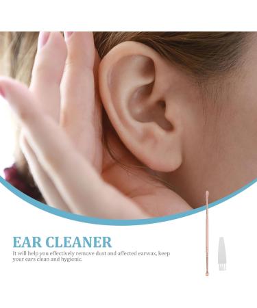 FRCOLOR 4pcs Spiral Ear Spoon - Reusable Ear Cleaner & Compact Earwax Remover | Dual Use Tool in Rose Gold - Buy Online on GoSupps.com