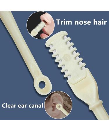 2 in 1 Nose Hair Shaver | Double-Headed Anti-Scratch Trimmer Kit for Men & Women - 360 Rotating Nostril Trimmer - Buy Online on GoSupps.com