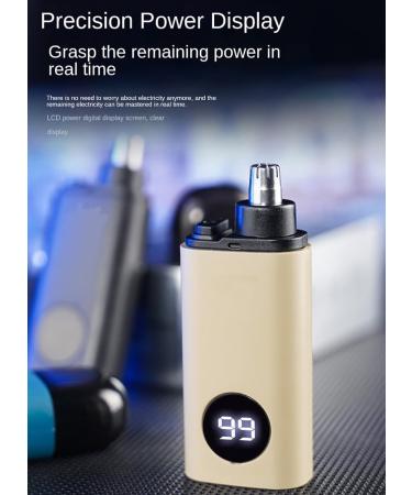 Buy Portable Rechargeable Electric Nose Hair Trimmer - Fashionable Ear & Nose Trimmer for Men & Women (Blue) - International Shipping Available - Buy Online on GoSupps.com