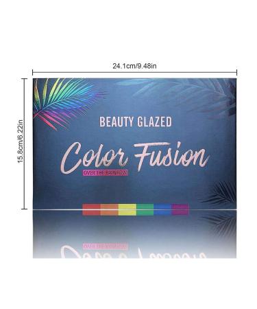 Shop Beauty Glazed 39 Pop Colors Eyeshadow Palette - Matte & Shimmer Waterproof Ultra-Pigmented Makeup - Buy Online on GoSupps.com