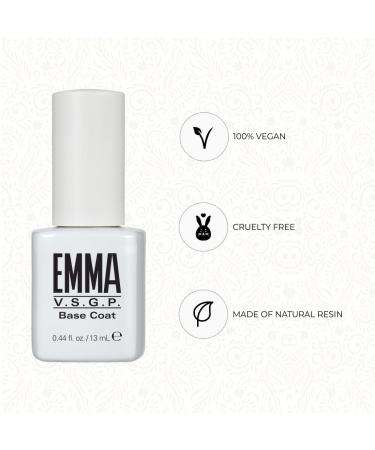 EMMA Beauty Base Coat Treatment 0.44 fl. oz. for UV/LED Gel Polish | Nail Care Essential - Buy Online on GoSupps.com