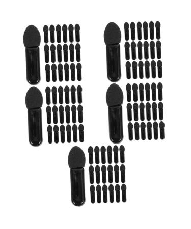 NOLITOY 500 Pcs Mini Eyeshadow Swab Lipstick Brush Applicator Eyeshadow Makeup Wand Milky Cotton