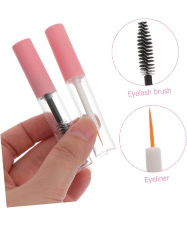 WOONEKY 1 Set Eyeliner Stick Eyelash Cream Packing Bottles Transparent Mascara Eyelash Brush The Pet - Buy Online on GoSupps.com