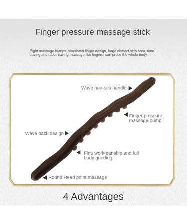 Buy Minghunian 52cm Wood Massage Tool - Handheld Rolling Stick for Neck Back & Anti-Cellulite Relief - International Shipping Available - Buy Online on GoSupps.com