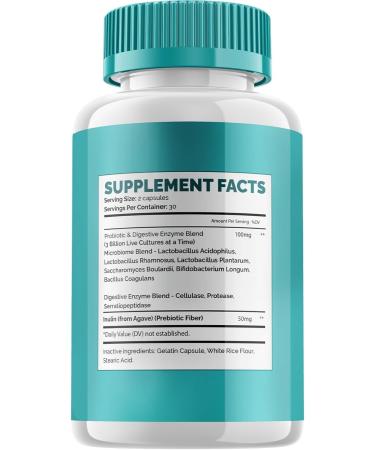 Gutoptim Advanced Probiotic Capsules Gutoptim Probiotics Support for Digestive Health Pills Gutoptim Reviews Gut Supplement & Digestive Support (5 Pack - 300 Capsules) - Buy Online on GoSupps.com