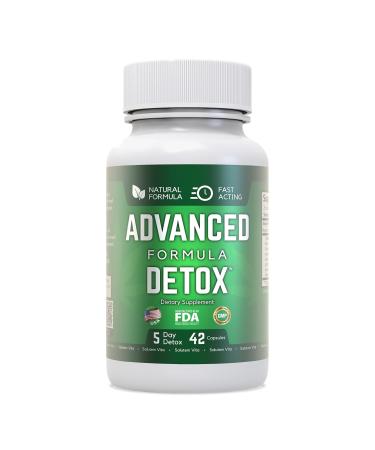 Salutem Vita Advance Formula Detox - Supplement for Toxin Removal - 1 Pack - 42 Caps