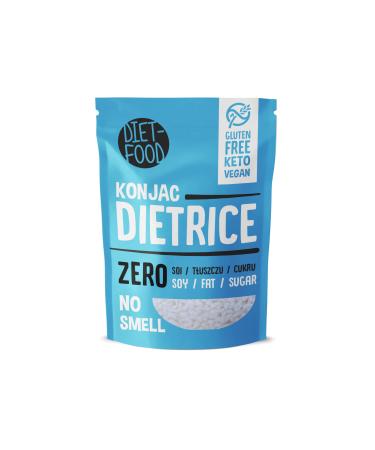 Diet-Food Shirataki Konjak immediately rice little carbohydrates Little calories vegan food fat-free soyfreis gluten-free keto friendly slimming pasta 200 grams rice 200 g (1 Pack)